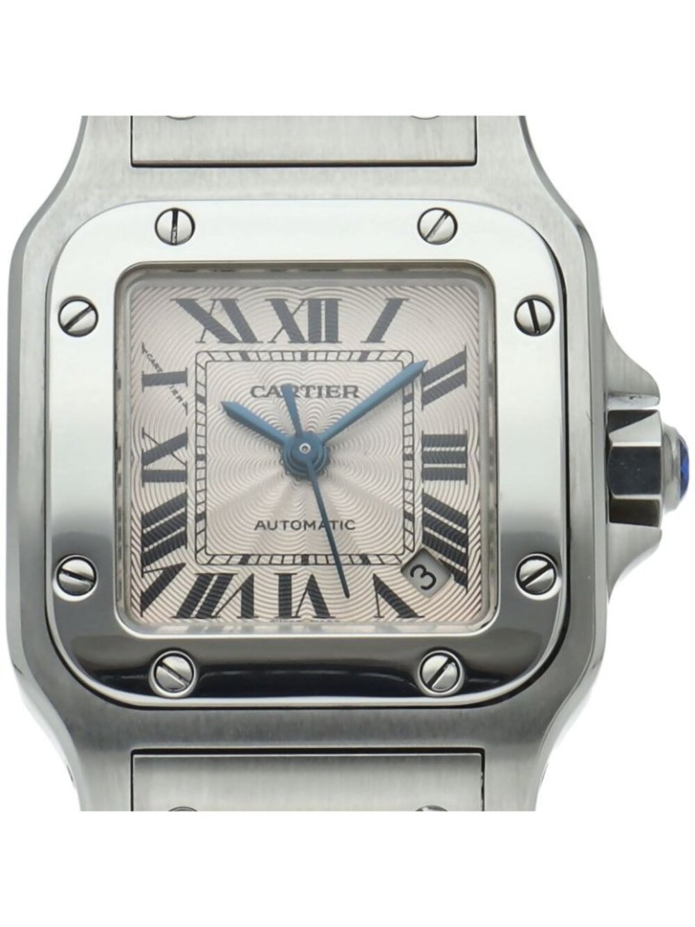 Cartier Santos Galbee SM Watch Asia Limited Pink Dial SS OH